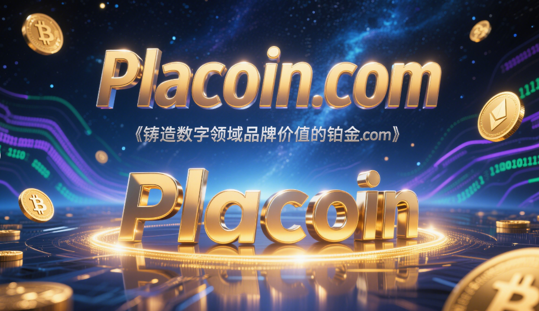 数字货币域名Placoin.com：铸造数字货币领域品牌价值的铂金域名