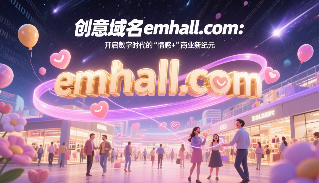 创意域名emhall.com：开启数字时代的“情感+”商业新纪元