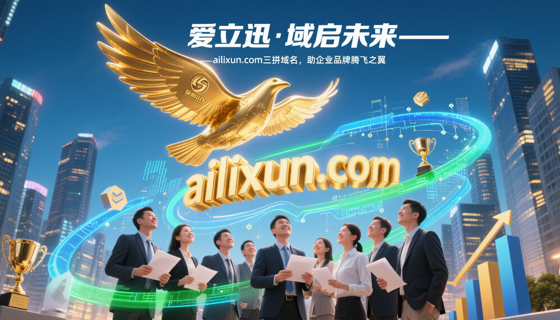 爱立迅·域启未来——ailixun.com三拼域名,助企业品牌腾飞之翼